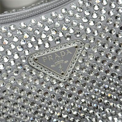 pra*a re-edition 2000 mini-bag with Di*m*nd silver 1ne515