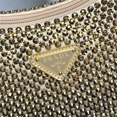 pra*a re-edition 2000 mini-bag with Di*m*nd gold 1ne515