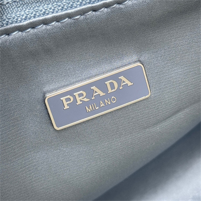 pra*a re-edition 2000 mini-bag with Di*m*nd blue 1ne515