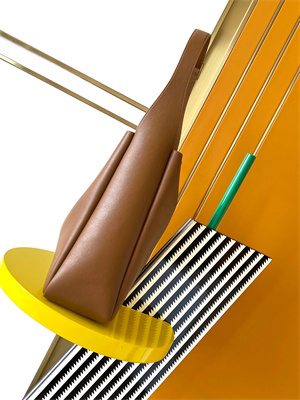 y.s.l le 5 a 7 S*pple large hobo bag in brown leather