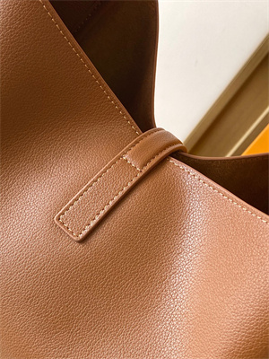 y.s.l le 5 a 7 S*pple large hobo bag in brown leather