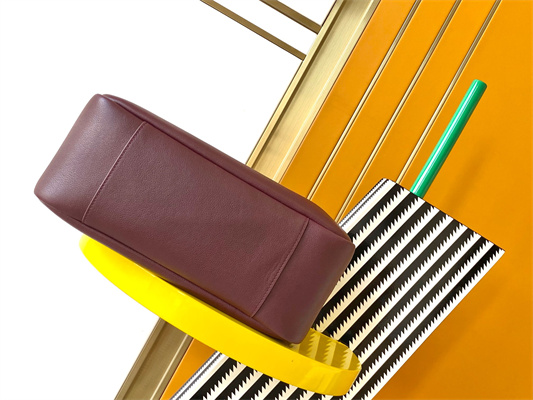 y.s.l le 5 a 7 S*pple large hobo bag in burgundy leather