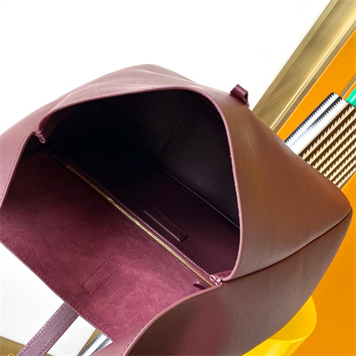 y.s.l le 5 a 7 S*pple large hobo bag in burgundy leather