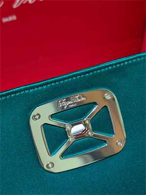Roger Vivier Viv’ Choc Mini Bag In Satin Green