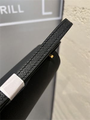 Constance Bag Epsom Leather 18CM Gold/Silver Tone Metal In Black Color HS (With mirror)