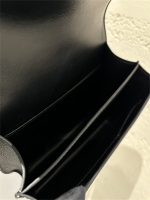 Constance Bag Epsom Leather 18CM Gold/Silver Tone Metal In Black Color HS (With mirror)