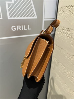 Constance Bag Epsom Leather 18CM Gold/Silver Tone Metal In Gold Color HS (With mirror)