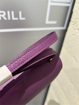 Constance Bag Epsom Leather 18CM Gold/Silver Tone Metal In Anemone Color HS (With mirror)