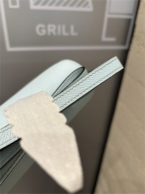 Constance Bag Epsom Leather 18CM Gold/Silver Tone Metal In Blue Pale Color HS (With mirror)