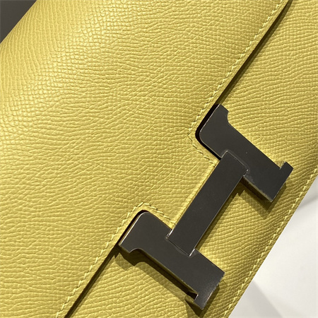 Constance Elan Epsom Leather Gold/Silver Tone Hardware Lemon Color HS(With Mirror)