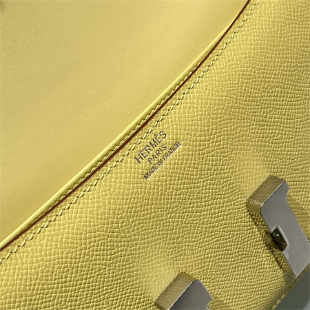 Constance Elan Epsom Leather Gold/Silver Tone Hardware Lemon Color HS(With Mirror)