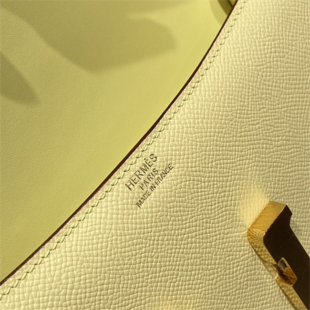 Constance Elan Epsom Leather Gold/Silver Tone Hardware Jaune Poussin Color HS(With Mirror)