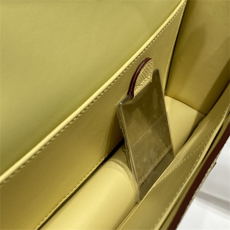 Constance Elan Epsom Leather Gold/Silver Tone Hardware Jaune Poussin Color HS(With Mirror)