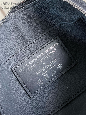 LV x TM Cosmetic Pouch PM Multicolor Monogram Canvas Black M13744