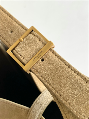 y.s.l le 5 a 7 S*pple small hobo bag in barley green suede leather