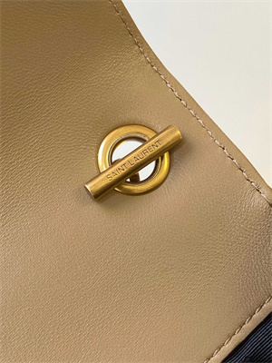 Y.S.L LOULOU Mini in MATELASSÉ lambskin Gold Tone Metal