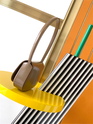 y.s.l mini voltaire in box Sa**t Lau*nt dk cork color