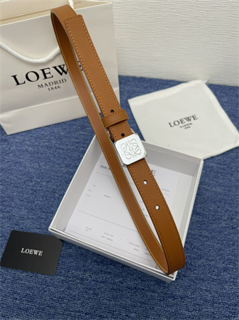 L0ew* belt in smooth/grained calfskin 20mm gold/silver hardware colors options