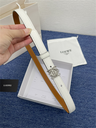 L0ew* belt in smooth/grained calfskin 20mm gold/silver hardware colors options