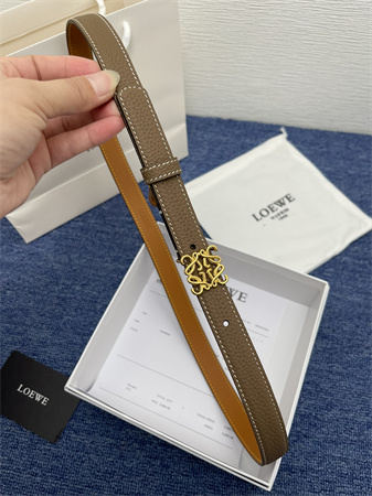 L0ew* belt in smooth/grained calfskin 20mm gold/silver hardware colors options