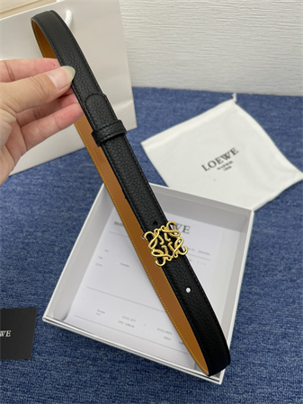 L0ew* belt in smooth/grained calfskin 20mm gold/silver hardware colors options