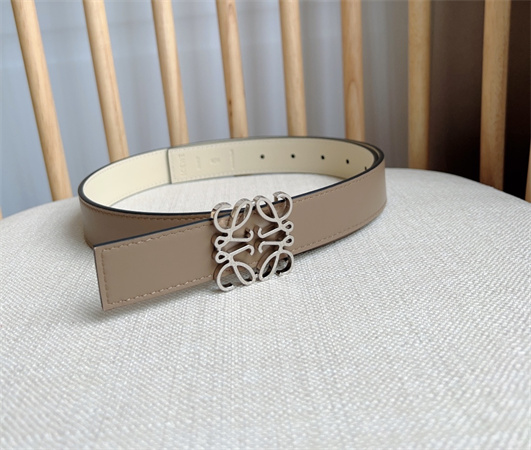 L0ew* belt in smooth calfskin 28mm gold/silver hardware colors options