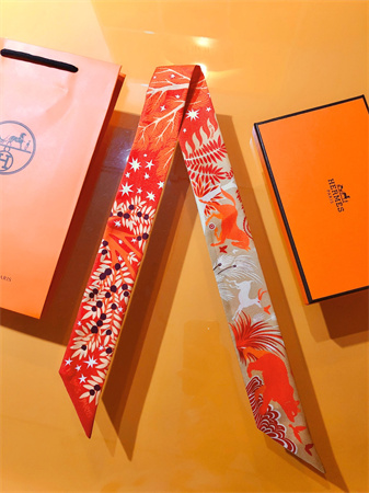 H**mes twilly 100% silk 37833