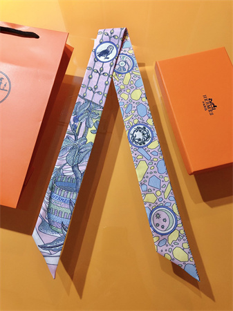 H**mes twilly 100% silk 37834