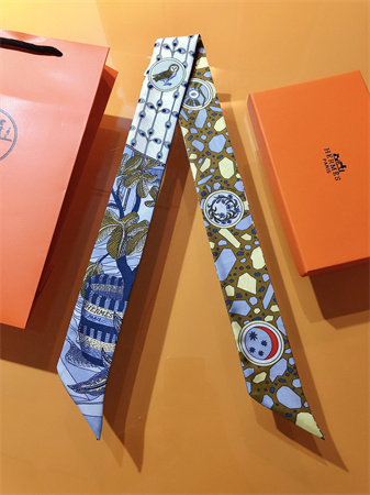 H**mes twilly 100% silk 37834