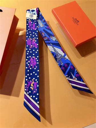 H**mes twilly 100% silk 37840