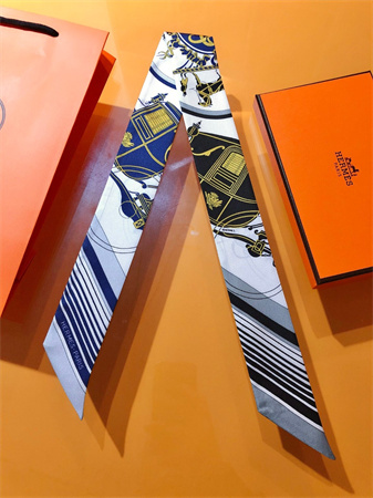 H**mes twilly 100% silk 37844