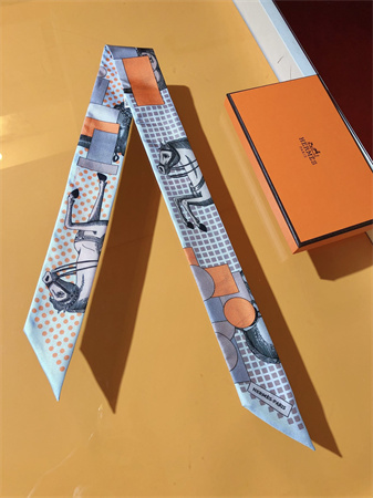 H**mes twilly 100% silk 37848