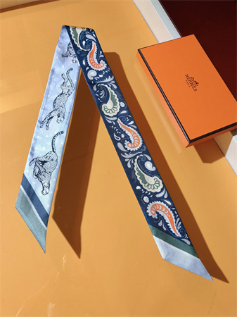 H**mes twilly 100% silk 37849