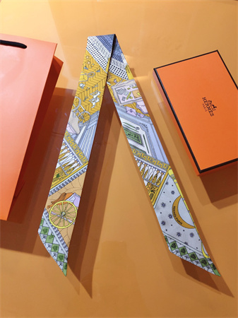 H**mes twilly 100% silk 37854