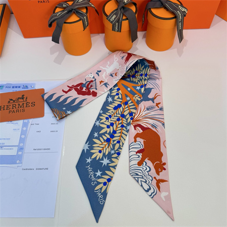 H**mes twilly 100% silk 37863