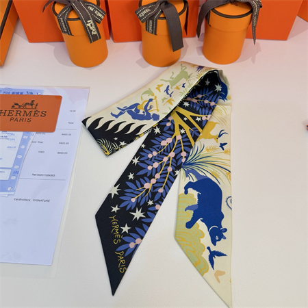 H**mes twilly 100% silk 37863