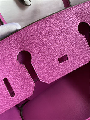 Bir.kin Bag Togo Leather 25/30/35 Gold/Silver Hardware In Magnolia Color HS