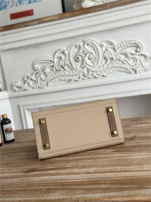 Bir.kin Sellier Bag Epsom Leather 25CM Gold/Silver Hardware In Trench/Etoupe HS