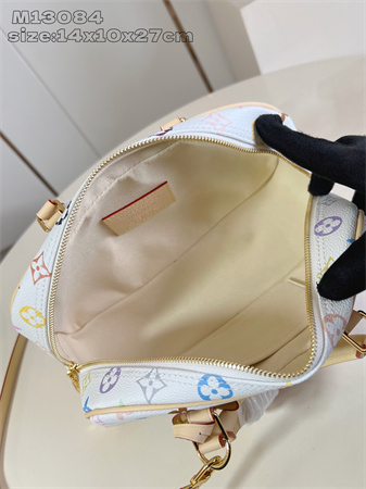 LV x TM Handbag East West Multicolor Monogram Canvas White M13084