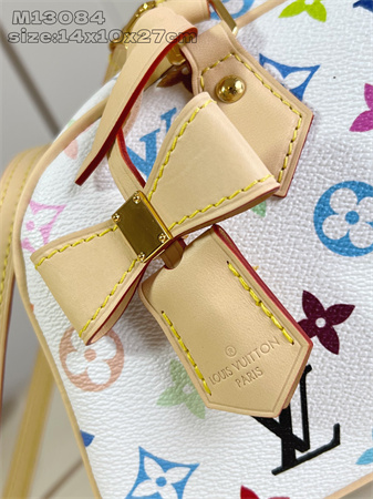 LV x TM Handbag East West Multicolor Monogram Canvas White M13084