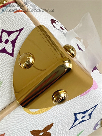 LV x TM Handbag East West Multicolor Monogram Canvas White M13084