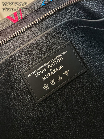 L.V X TM Toiletry Pouch Multicolors Monogram Canvas Black M13746