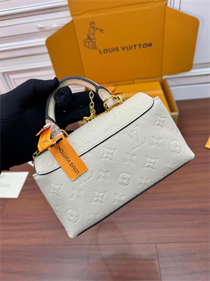 l.v nano madeleine cream S*pple grained cowhide leather m12145 top