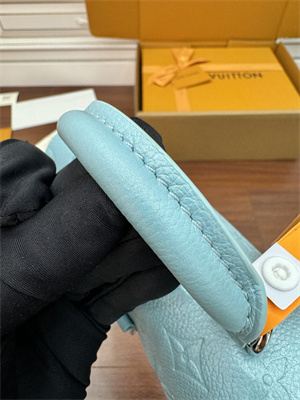 l.v nano madeleine blue S*pple grained cowhide leather m12211 top