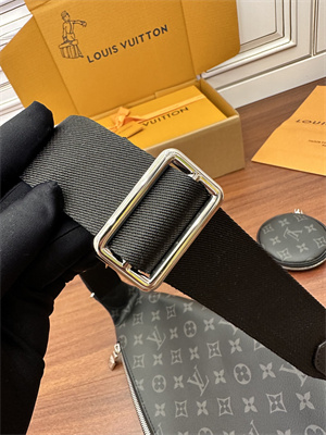 L.V Duo Slingbag Monogram coated canvas and Taiga cowhide leather Black M30936 TOP