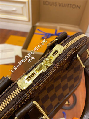 L.V Alma BB Bag Damier Ebene coated canvas N40606 TOP