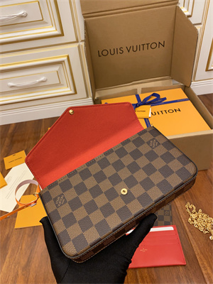 L.V Felicie Pochette Damier Ebene Canvas M63032 TOP