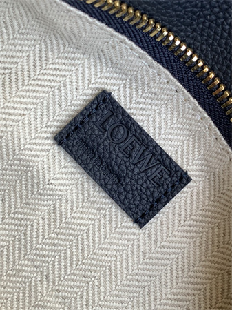 L0ew* small puzzle bag in soft grained calfskin navy