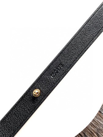 L0ew* woven spiral strap in classic calfskin black