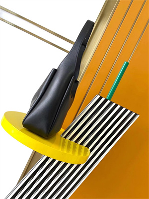 y.s.l le 5 a 7 S*pple small hobo bag in black leather